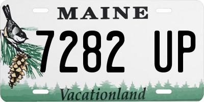 ME license plate 7282UP