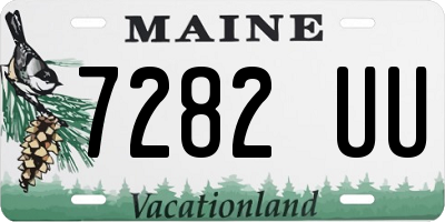 ME license plate 7282UU