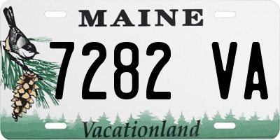 ME license plate 7282VA