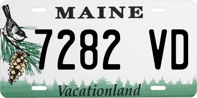 ME license plate 7282VD