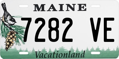 ME license plate 7282VE
