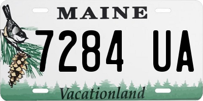 ME license plate 7284UA