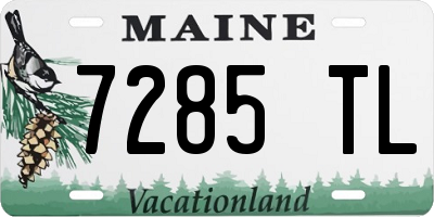 ME license plate 7285TL