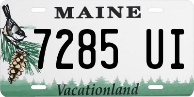 ME license plate 7285UI