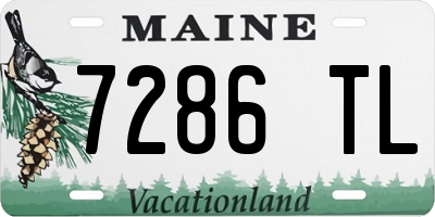 ME license plate 7286TL