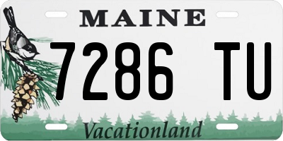 ME license plate 7286TU