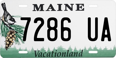 ME license plate 7286UA