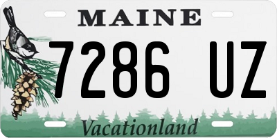 ME license plate 7286UZ