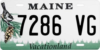 ME license plate 7286VG