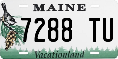 ME license plate 7288TU