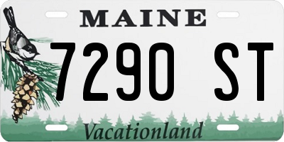 ME license plate 7290ST