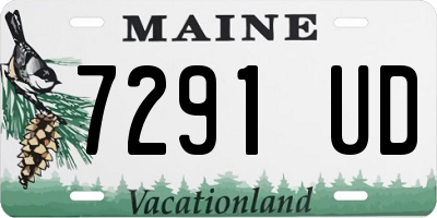 ME license plate 7291UD