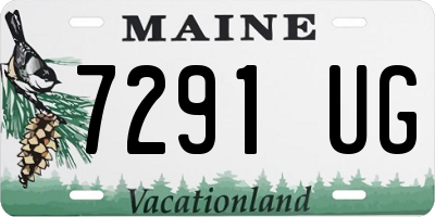 ME license plate 7291UG