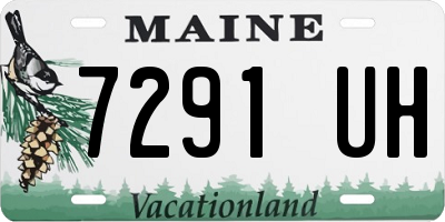 ME license plate 7291UH