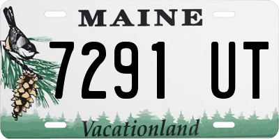 ME license plate 7291UT