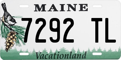 ME license plate 7292TL