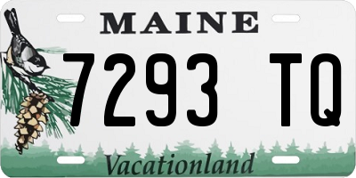 ME license plate 7293TQ