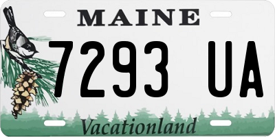 ME license plate 7293UA