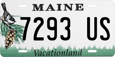 ME license plate 7293US