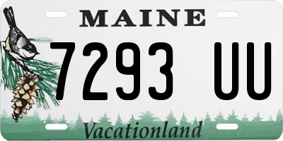 ME license plate 7293UU