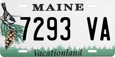 ME license plate 7293VA