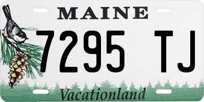 ME license plate 7295TJ