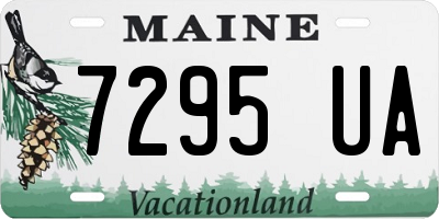 ME license plate 7295UA