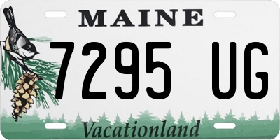 ME license plate 7295UG