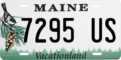 ME license plate 7295US