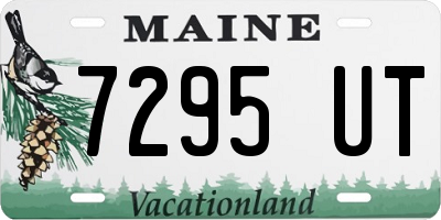 ME license plate 7295UT