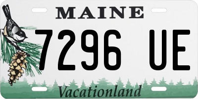 ME license plate 7296UE