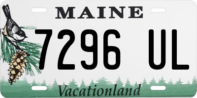 ME license plate 7296UL