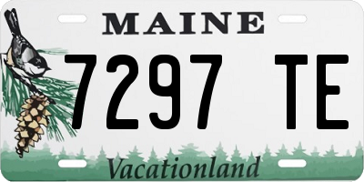 ME license plate 7297TE
