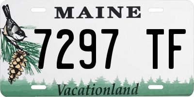 ME license plate 7297TF