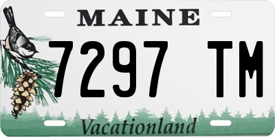 ME license plate 7297TM