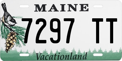 ME license plate 7297TT
