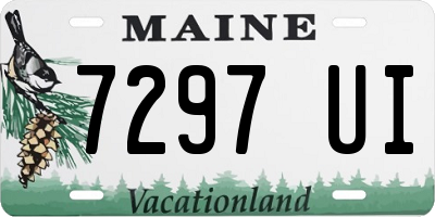 ME license plate 7297UI