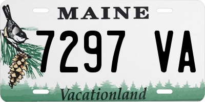 ME license plate 7297VA