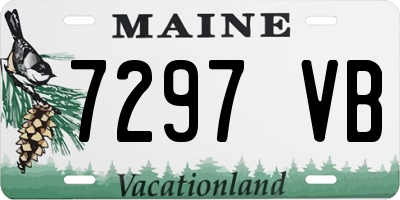 ME license plate 7297VB