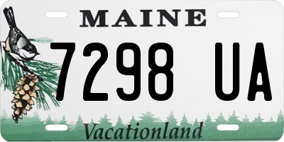 ME license plate 7298UA