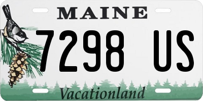 ME license plate 7298US
