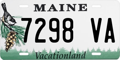 ME license plate 7298VA