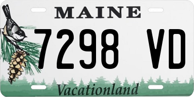 ME license plate 7298VD