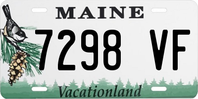 ME license plate 7298VF
