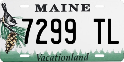 ME license plate 7299TL