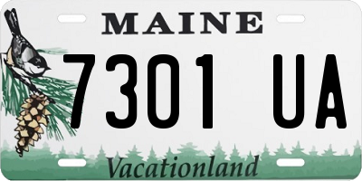 ME license plate 7301UA