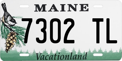 ME license plate 7302TL