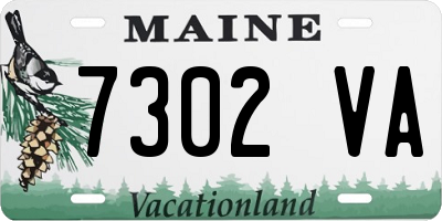 ME license plate 7302VA