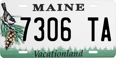 ME license plate 7306TA