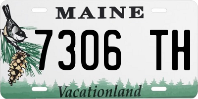 ME license plate 7306TH